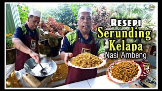 Resepi SERUNDING KELAPA untuk Penyediaan Nasi Ambeng [upl. by Akitnahs]