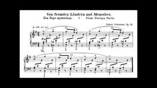 Schumann Kinderszenen Op15 No1 in G Major Horowitz [upl. by Aihcila]