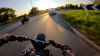 Triumph Trident 660 Evening POV Ride  Zard Exhaust  Quickshifter 4K [upl. by Windzer]