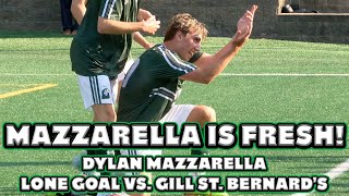 Delbarton 1 Gill St Bernards 0  HS Boys Soccer  Dylan Mazzarella Goal [upl. by Retsam]