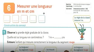 Mesurer une longueur en m et cm pour comprendre les maths ce1 ce2 [upl. by Nonek]