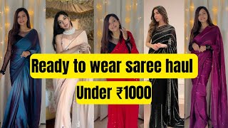 Myntra Ready Made Lehenga Haul5 Sets Under 2000Rs Party Wear Lehengas [upl. by Afnin]