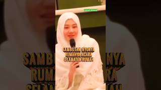 Sambutan nyonya rumah di acara selamatan rumah aaliyah thoriq [upl. by Ahsikcin591]