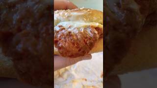 Gas Station Hot Chicken Sandwich foodshorts foodreview lunch gasstation foodie spicyfood [upl. by Nahgem]