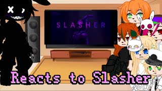 The wives   React to Slasher [upl. by Anauqal]