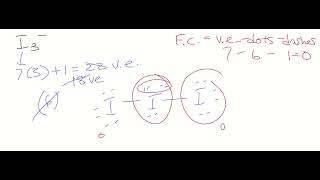 Lewis Structure VSEPR Bond Angle for the Triiodide Ion I₃⁻ [upl. by Attiuqal]