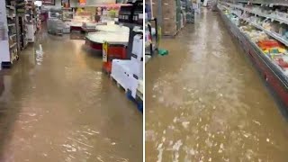 Il supermercato Esselunga di Milano Gessate è finito sottacqua [upl. by Maridel]