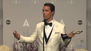 Matthew McConaughey is feeling quotAlright Alright Alrightquot after winning Oscar [upl. by Bourque]