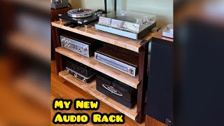 My New DIY Audio Rack httpswwwyoutubecomVintageStereoCollectorChannelsubconfirmation1 [upl. by Bentley]