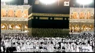 Mülk Suresi Kabe İmamı Sudais Türkçe Altyazılı Mealli [upl. by Salamone811]