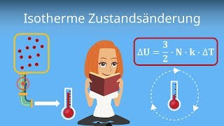 Isotherme Zustandsänderung  Formeln und Darstellung im pv Diagramm [upl. by Pomeroy]