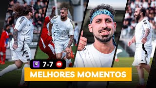 MELHORES MOMENTOS YOUTUBERS VS STREAMERS ⚽️ 🔥 [upl. by Nita]