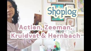 Action Kruidvat Hornbach amp Zeeman  Shoplog  Dhinivlog [upl. by Nilyahs]