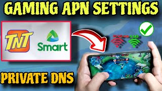 SMART  TNT BOOST INTERNET CONNECTION USING APN SETTINGS  PRIVATE DNS [upl. by Atiana]