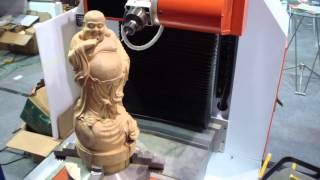 3D CNC ROUTER for wood statue production [upl. by Sharla]