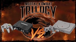 Mortal Kombat Trilogy  Nintendo 64 vs Play Station 1 [upl. by Eseerehc144]