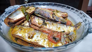 Sardinha na panela de pressão RECEITA SIMPLES e FÁCIL [upl. by Amilah]