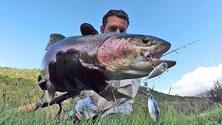 Trout fishing at Lake Monowai New Zealand [upl. by Meggie]