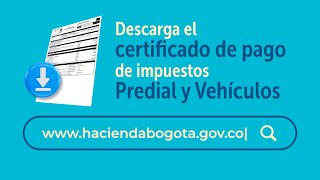 Descarga el certificado de pago de impuestos Predial y Vehículos [upl. by Ynnod]