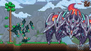 Using Mystic Frogs against a Space Crab Terraria Calamity Summoner Lets Play 33 [upl. by Hgielrebma]