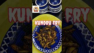 Kundry fry  kundru bhaja  tendli fry  simple at its best 👌🏻😋 cooking recipe shortvideos [upl. by Jedthus]