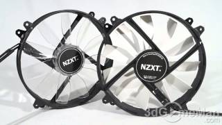 1430  NZXT FZ Airflow 200mm Fans LED amp NonLED Video Review [upl. by Cheke]