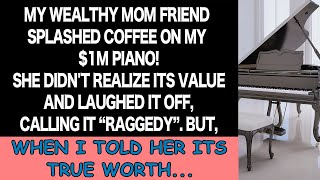 After spilling coffee on my 1M piano my friend was stunned to learn its true worth [upl. by Mor]