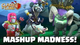 Mashup Madness NEW TROOPS Clash of Clans [upl. by Refitsirhc]