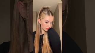 Ideia de penteado para cabelo liso tiktok hairstyle viral shorts shein [upl. by Hortense]