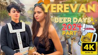 The BEER DAYS Festival PART 2  Yereven Armenia 🇦🇲  August 2024  4K 60FPS [upl. by Ecyarg]