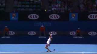 Li Nas Serve Shocker  Australian Open 2013 [upl. by Gaskin148]