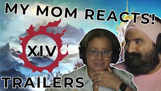 My Mom Reacts to FFXIV Trailers [upl. by Nie751]