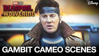 Deadpool amp Wolverine 2024  GAMBIT Cameo Scenes  Channing Tatum Debuts in MCU [upl. by Annuhsal334]