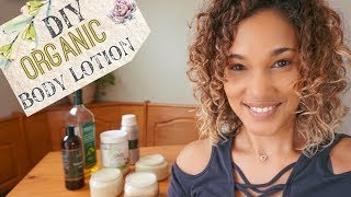 DIY Lotion  How to Make Your Own Body Lotion  with Shea Butter amp Coconut Oil [upl. by Amalita]