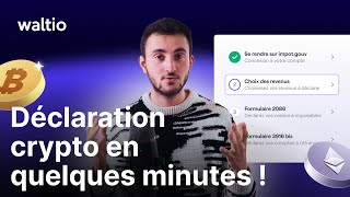 Master Tuto  Déclarer ses cryptos en 2 minutes avec Waltio [upl. by Eilyac]