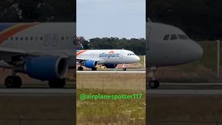 Allegiant Airlines Airbus A320200 taking off from GSP bound for MCO✈️🛫 [upl. by Esoryram385]