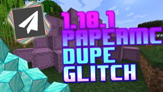 How to Duplicate Items in Minecraft 1181 Multiplayer Servers Works On Paper [upl. by Marguerie]