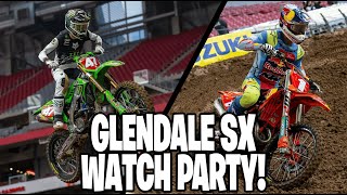 GLENDALE SUPERCROSS WATCH PARTY BLITZCO SX [upl. by Apul]