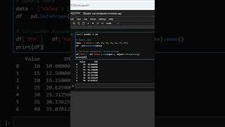 Calculate Exponential Moving Average EMA in Python TimeSeries [upl. by Arundel]