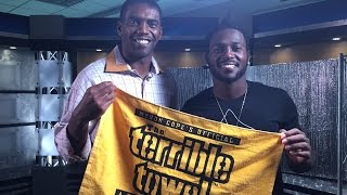 Antonio Brown and Randy Moss interview [upl. by Htinnek25]