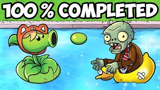 100 completing plants vs zombies [upl. by Brittany923]