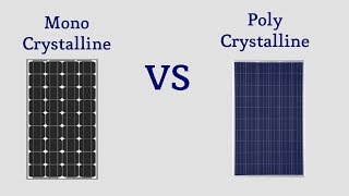 Mono vs Poly solar panels  What’s the Difference [upl. by Moonier]