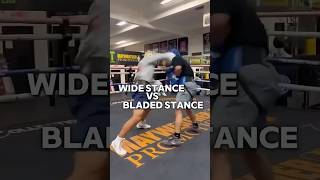 Wide stance vs bladed boxing martialart combatsport ufc muaythai kickboxing [upl. by Muns]