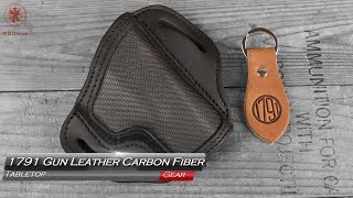 Worlds First Carbon Fiber and Leather Holster by 1791 GunLeather [upl. by Ayanet49]