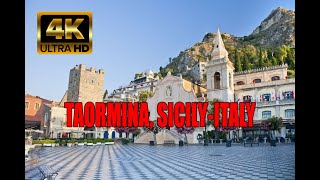 TAORMINA Sicily Italy virtual walking tour the most visited places [upl. by Ennaesor]