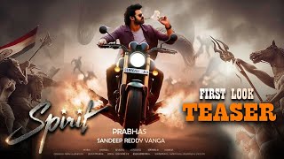 Spirit First Look attack Teaser  prabhas  Sandeep Reddy Vanga  Spirit MOVIE First Look [upl. by Enetsirk3]