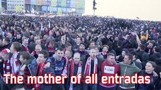 The mother of all entradas prematch Ajax v Spurs [upl. by Bathilda]