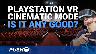 PlayStation VR Cinematic Mode Playing NonVR PS4 Games Watching Netflix on Simulated Cinema Screen [upl. by Saunder]