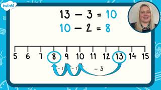 t m 1709905443 new subtract across a 10 addition and subtraction ks1 maths concept video ver 1 [upl. by Laekcim]