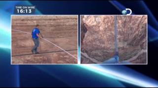 Nik Wallenda Crosses Canyon on Tightrope [upl. by Ping]